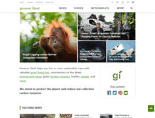Tablet Screenshot of greenerideal.com